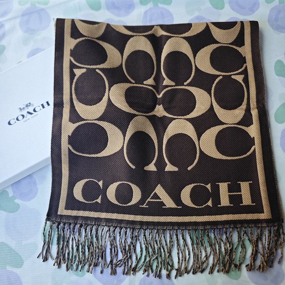 COACH Logo Scarf